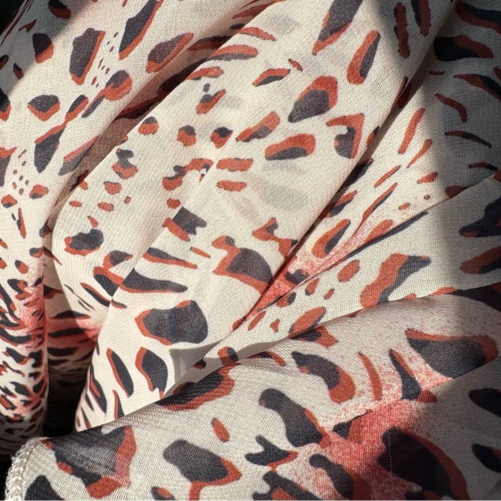 Animal Print bikini cover up.